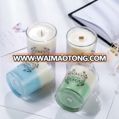 Customized nature eco friendly soy wax scented candles in jar