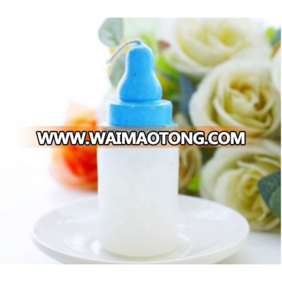 Baby boy breast pump candle bottle